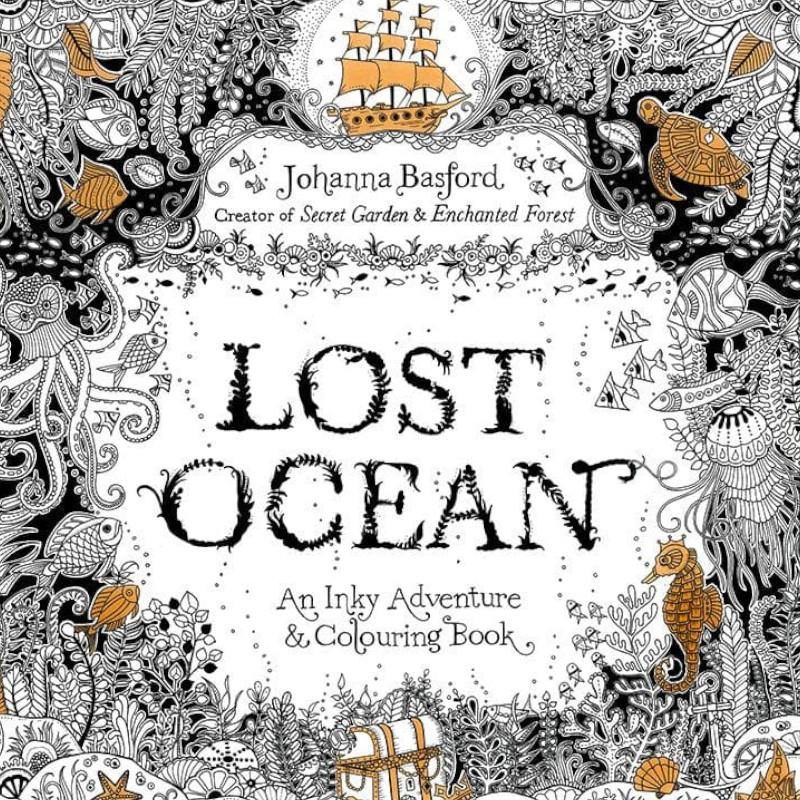 Coloring Books - Coloring Book - Wonderland Exploration & Lost Ocean - Lost Ocean