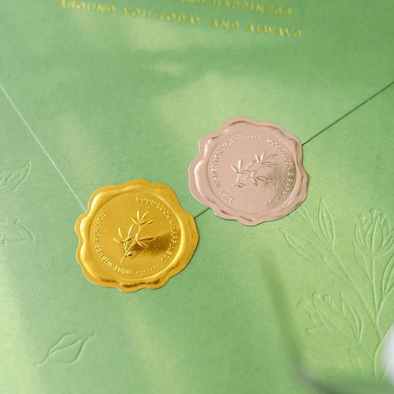 Envelope Seals - Imitation Sealing Wax Stamp Stickers for Envelopes -