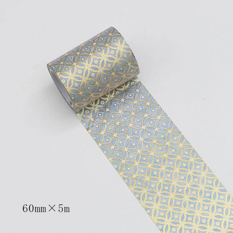Decorative Tape - Washi Tape - Golden Patterns -