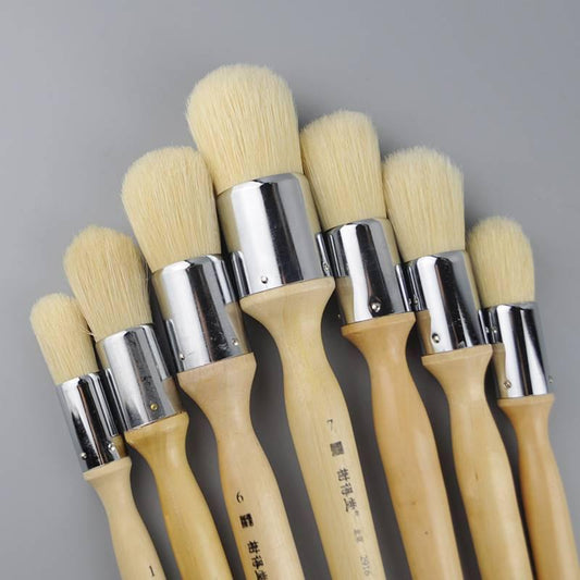 Paintbrushes - Large and Round Oil and Acrylic Paintbrushes -