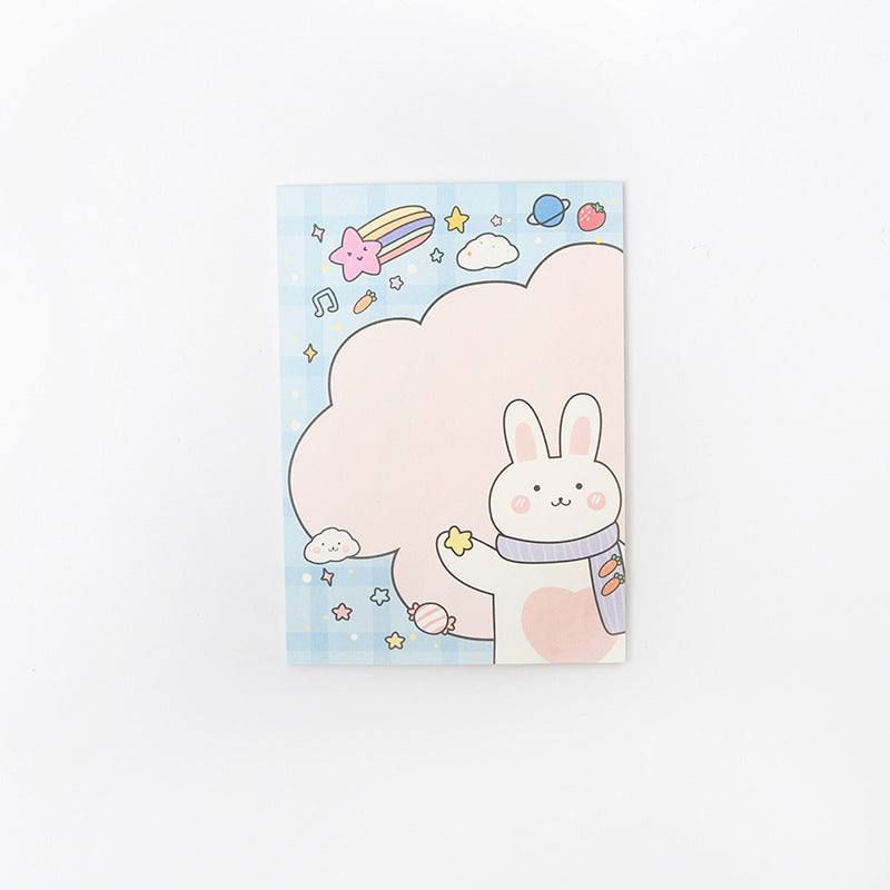 Sticky Notes - Large Sticky Notes - Cute Bunny - Warm