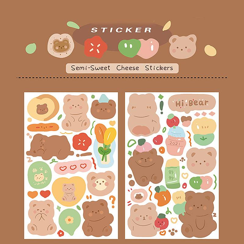 Decorative Stickers - Stickers - Semi-Sweet Kawaii - Chocolate