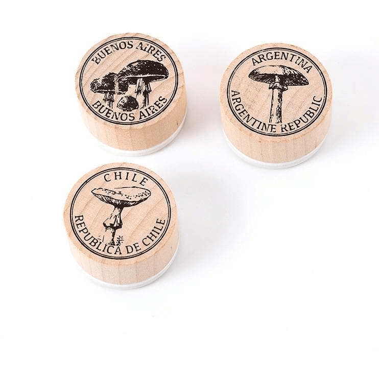 Decorative Stamps - Round Rubber Stamps - 7