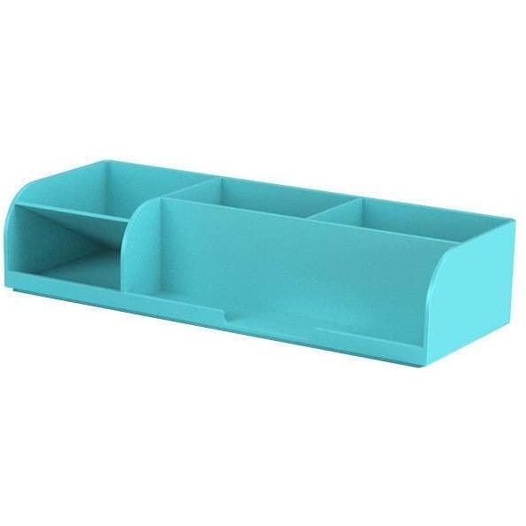 Desk Organizers - Stackable and Customizable Desktop Organizer - Turquoise / Style 1