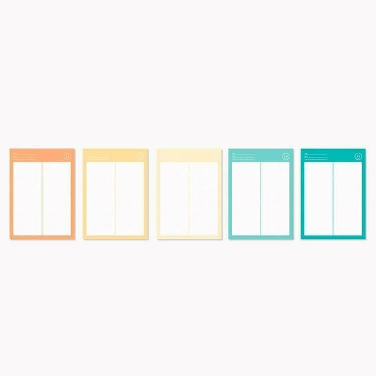 Notepads - Gradient Grid Notepad - Refreshing