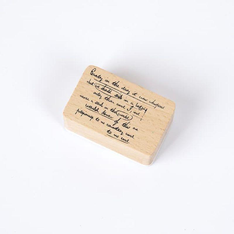 Decorative Stamps - Wooden Rubber Stamps - Inspiring Quotes - Island Roaming