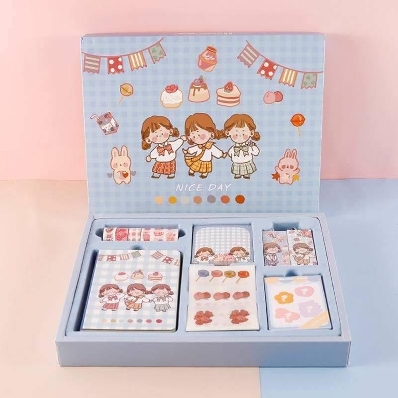 Stationery Sets - Stationery Gift Box - Cute Character - Nice day