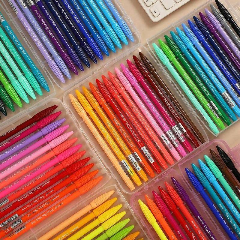 Felt Tip Pens - Monami Plus Pen 3000 Felt Tip Pen Set -