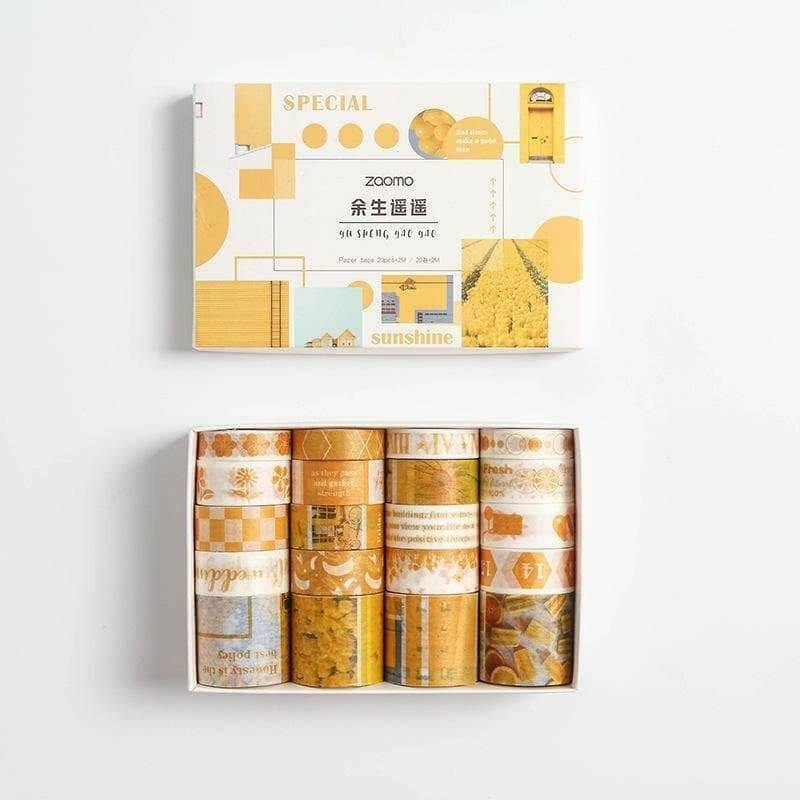 Washi Tape Sets - Washi Tape Set - Pastel Patterns - Ochre