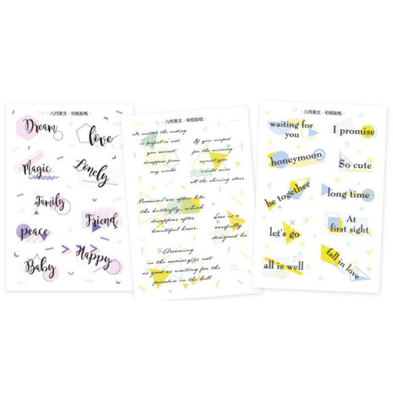 Decorative Stickers - Dreamy Decorative Sticker Set - Gentle words