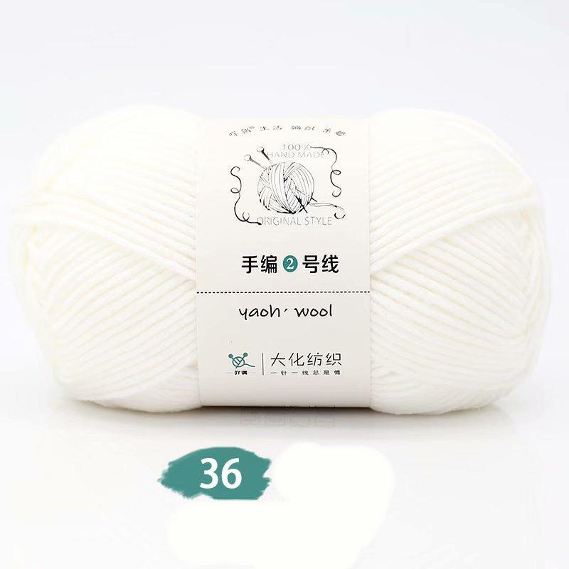 Acrylic Wool - Acrylic Wool - Yaoh Hand Made Original Style - Pure White