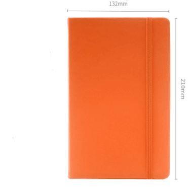 Notebooks - Single Color Hardcover Notebook - Orange