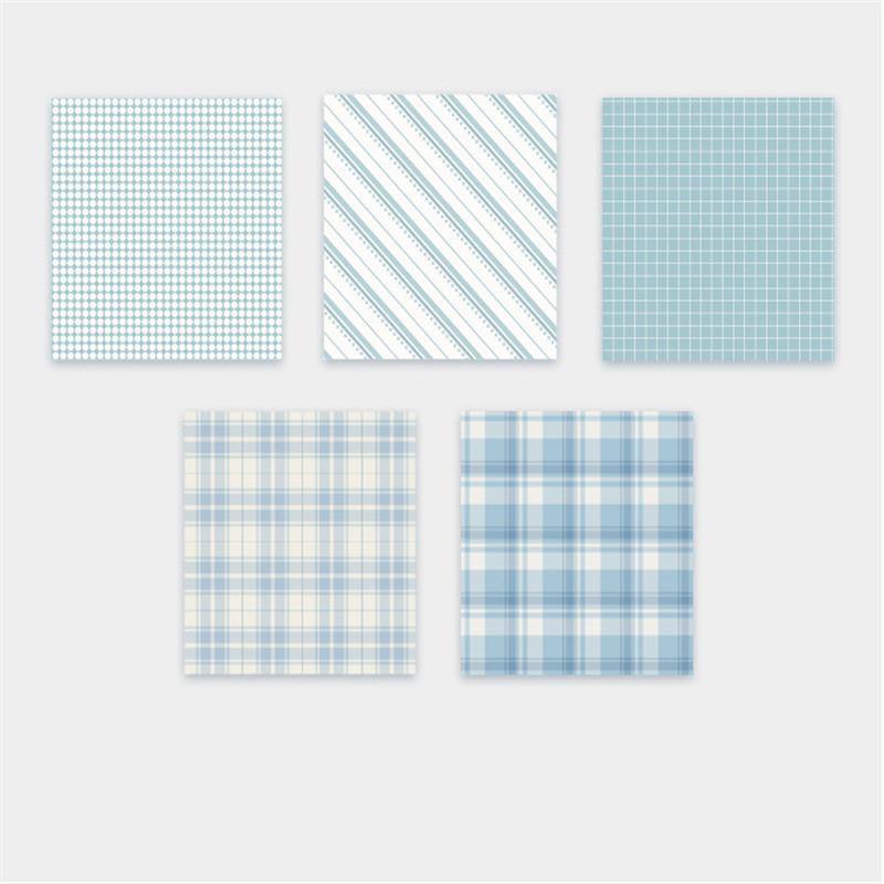 Scrapbooking Paper - Decorative Paper - Grid Pattern - Peppermint