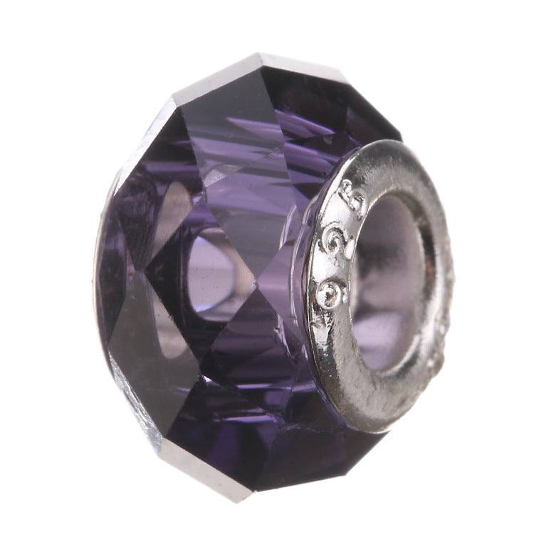 Beads - Colored Glass Beads - Purple