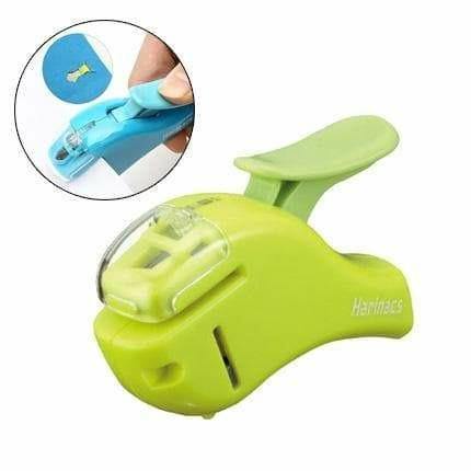 Stapleless Staplers - Stapleless Stapler - Kokuyo Harinacs - Green/Small