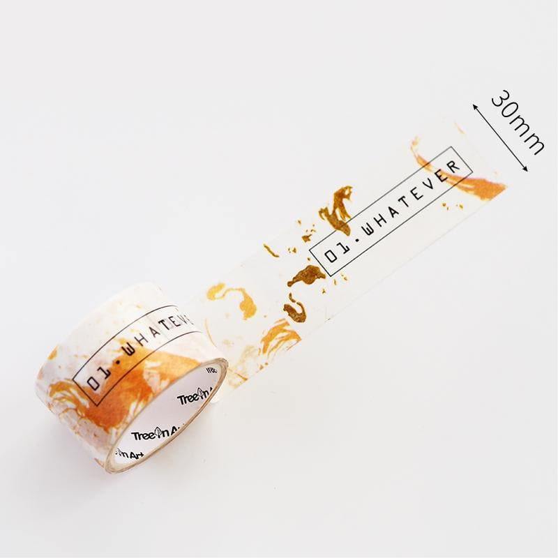 Individual Washi Tapes - Golden Washi Tapes - Sunsin In my Life Masking Tape - White letter box