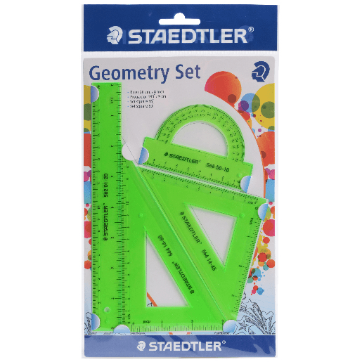 Geometry Sets - Geometry Set - Staedtler - Neon Green