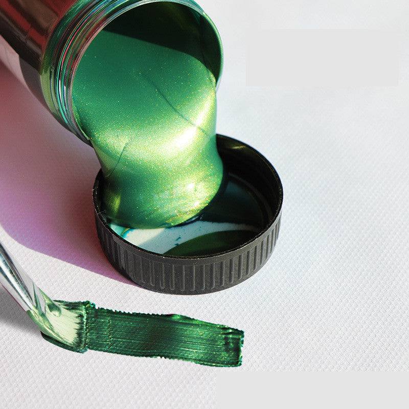 Pearlescent Acrylic Paints - Pearlescent Acrylic Paint - Mengtetisha - Green / 100ml