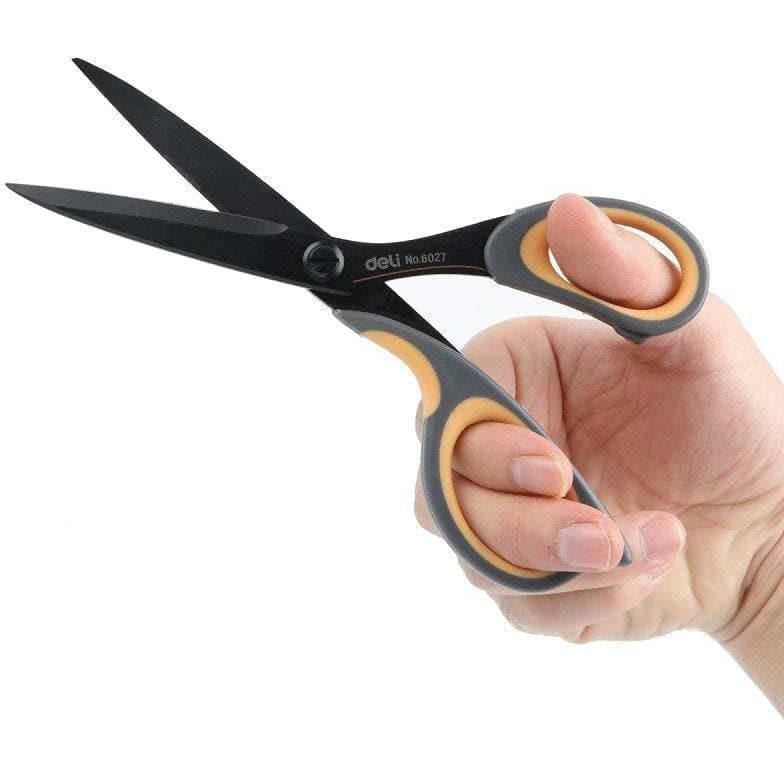 Scissors - Ergonomic Stainless Steel Scissors for Crafting Projects - Deli - Default Title