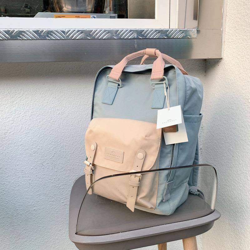 Backpacks - Waterproof Backpack - Doughnut - Blue