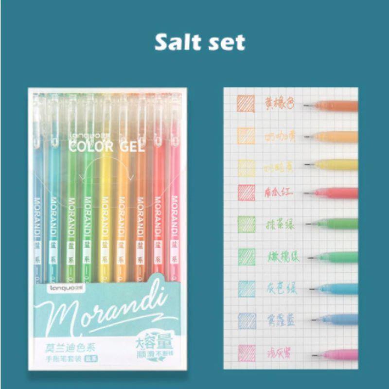 Gel Pen Sets - Gel Pen Set - Morandi - Salt