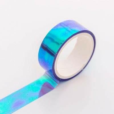 Decorative Tape - Rainbow Holographic Washi Tape - Purple