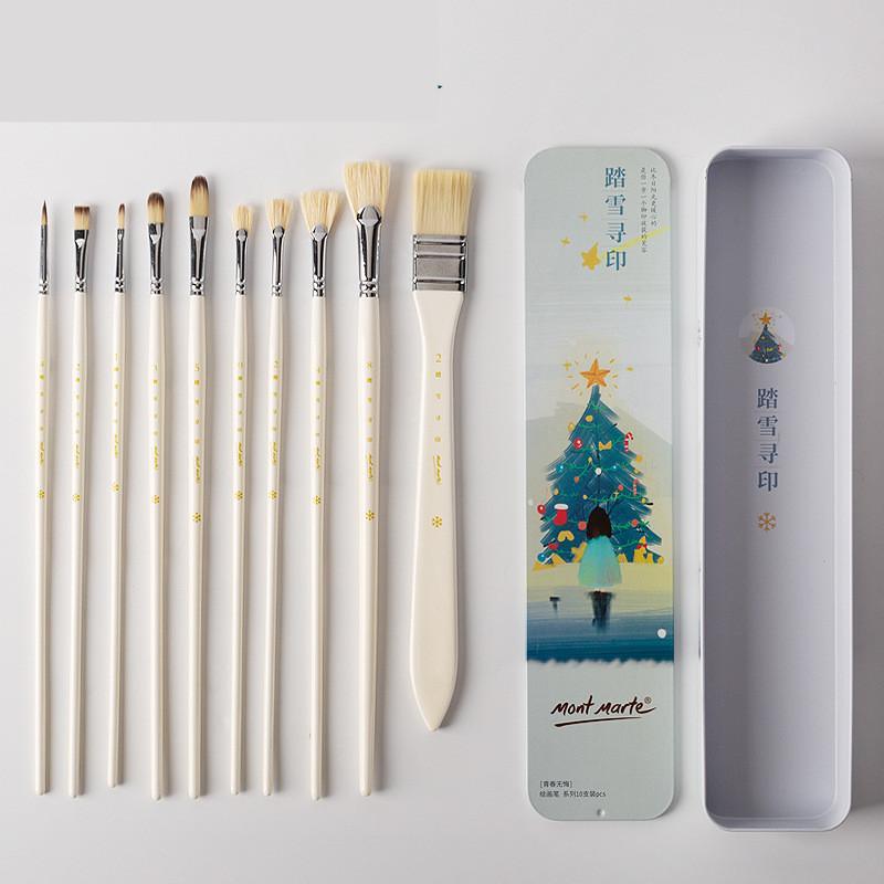 Paintbrush Sets - Gouache Paintbrush Set - Mont Marte Signature - Winter