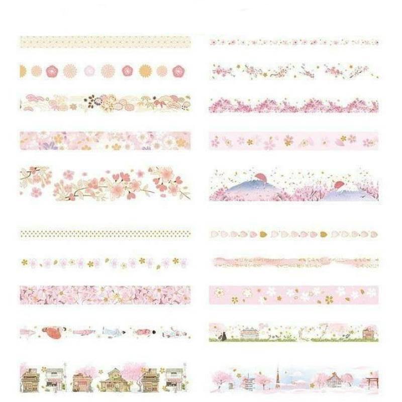 Stationery Sets - Washi Tape Set - Classic - Pink