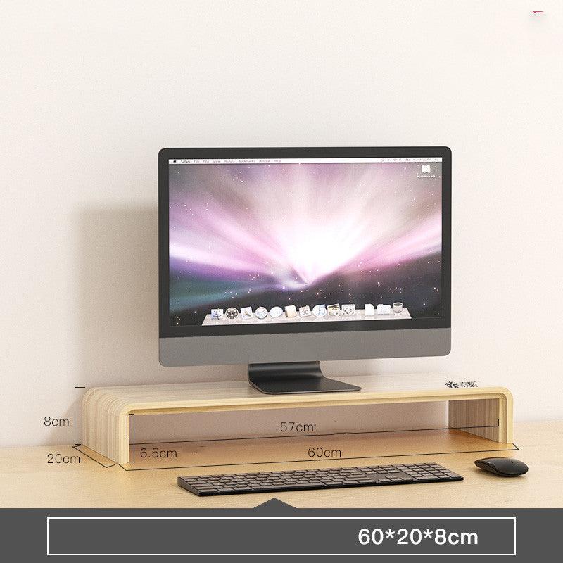 Desktop Organizers - Bamboo Monitor Stand Riser - Desktop Organizer - H