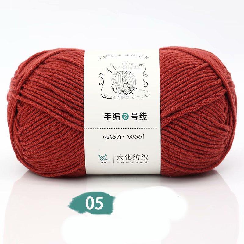 Acrylic Wool - Acrylic Wool - Yaoh Hand Made Original Style - Dark Red