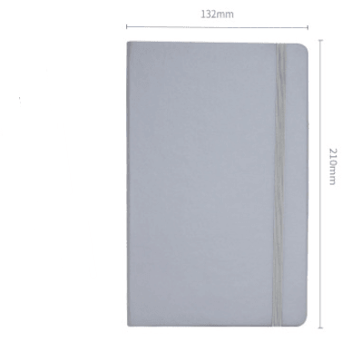 Notebooks - Single Color Hardcover Notebook - Gray