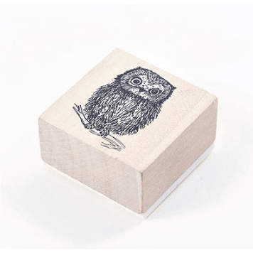 Decorative Stamps - Vintage Wooden Stamps - Nature - Owl