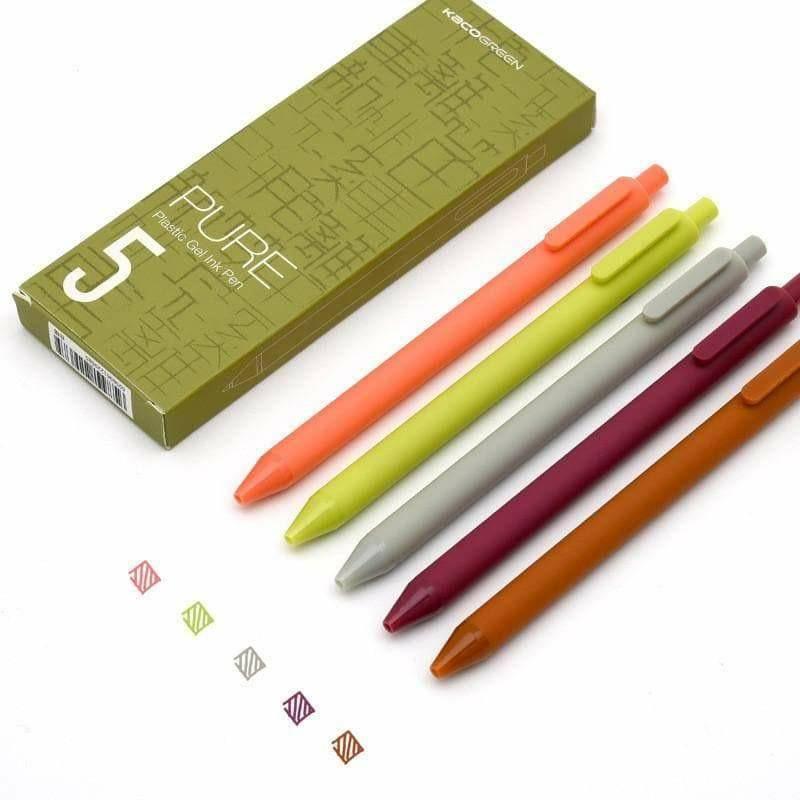 Gel Pen Set - Gel Pen Set - KacoGreen Pure - Neon