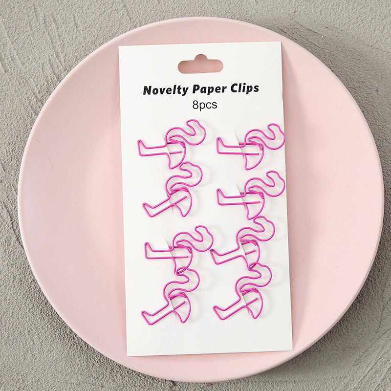 Paper Clips - Cute Paper Clips - Flamingo