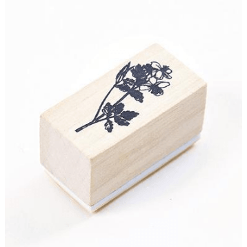 Decorative Stamps - Vintage Wooden Stamps - Nature - Flower