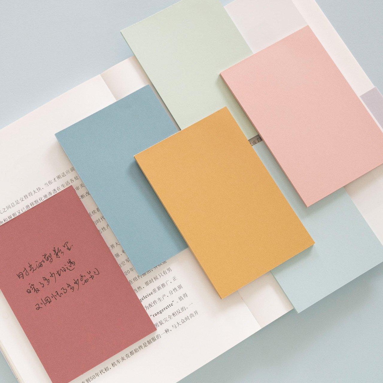 Sticky Notes - Solid Color Sticky Memo Pads -
