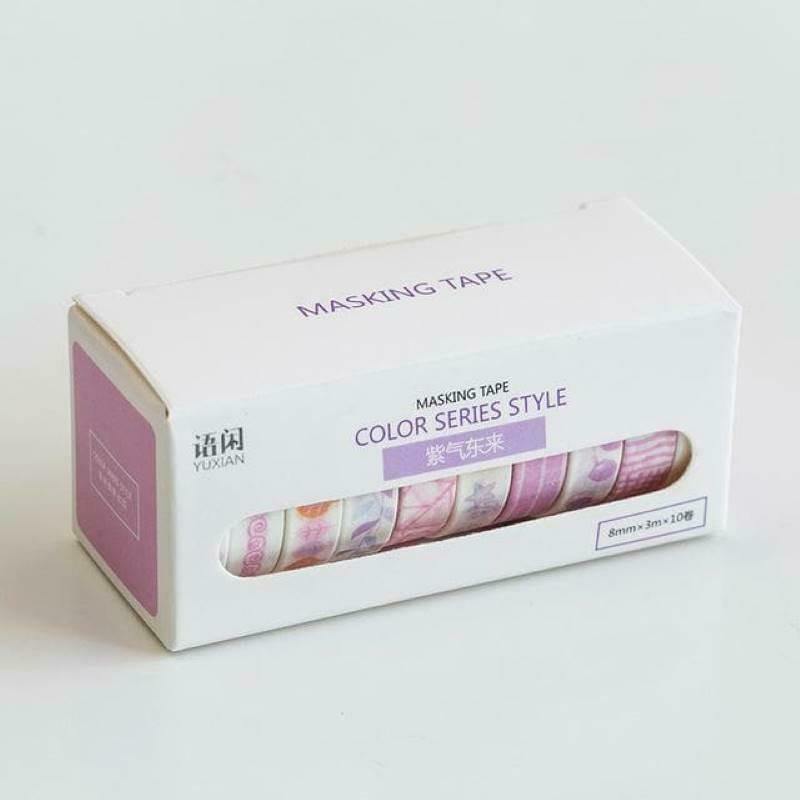 Washi Tape Sets - Washi Tape Set - Color Series - Purple