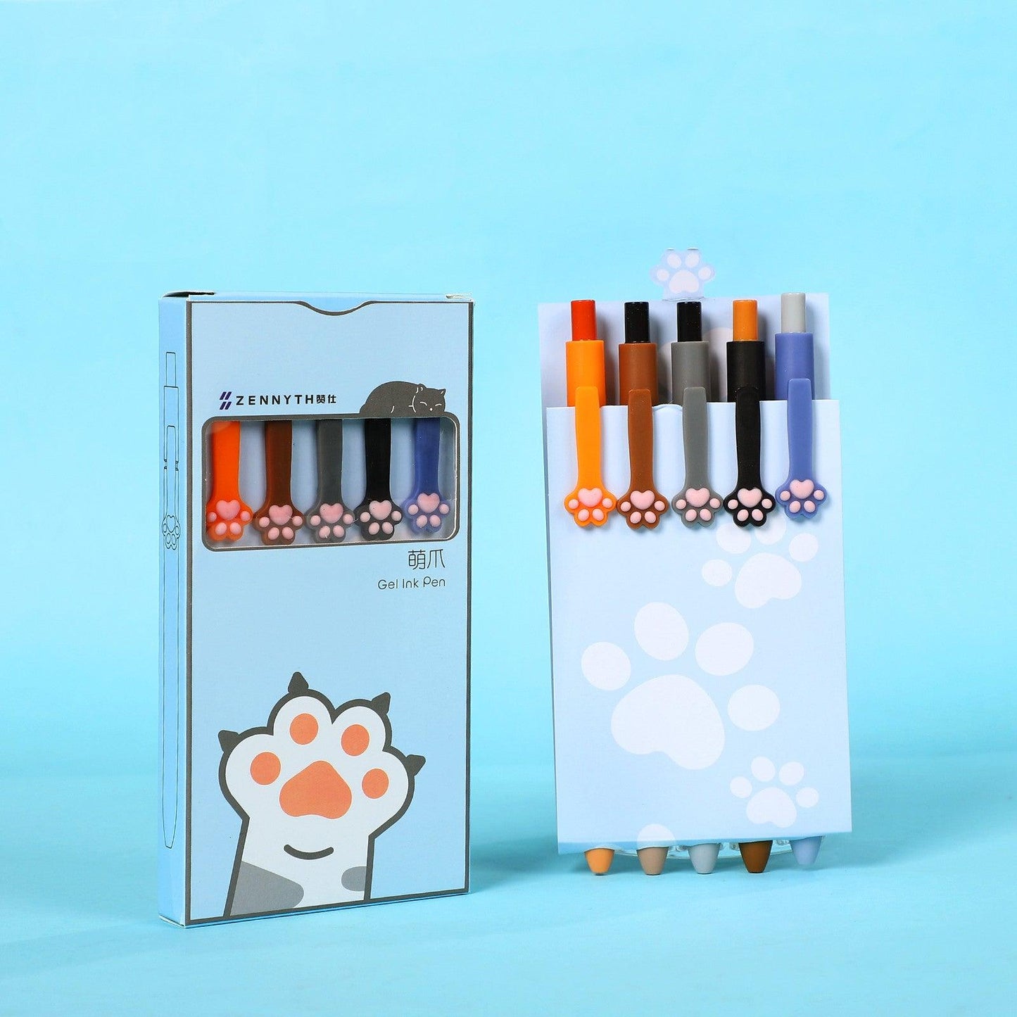 Gel Pen Sets - Gel Pen Set - Zennyth Cat Paw - Default Title