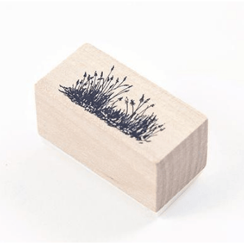 Decorative Stamps - Vintage Wooden Stamps - Nature - Grass