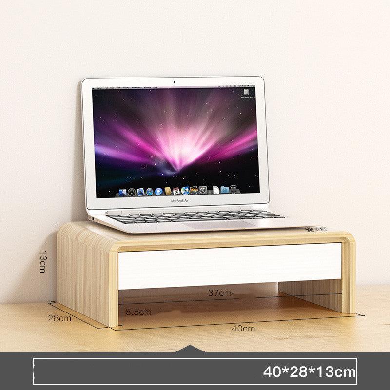 Desktop Organizers - Bamboo Monitor Stand Riser - Desktop Organizer - L