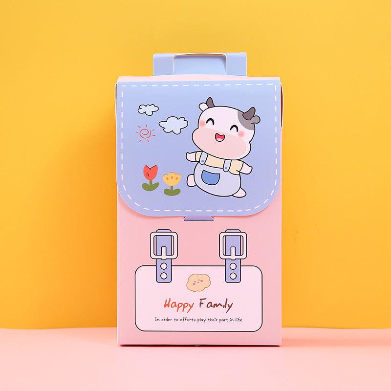 Stationery Sets - Stationery Set - Happy Family Surprise Box - Happy Cow