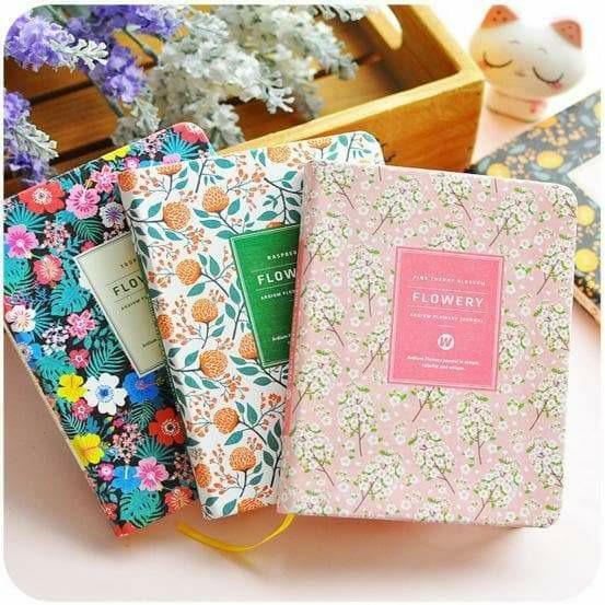 Notebooks - Flowery Notebook -