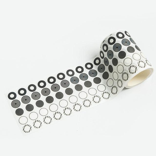 Sticker Rolls - Geometric Sticker Roll - Black