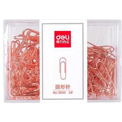 Paper Clips - Rose Gold Binder Clips and Paper Clips - Paper Clips