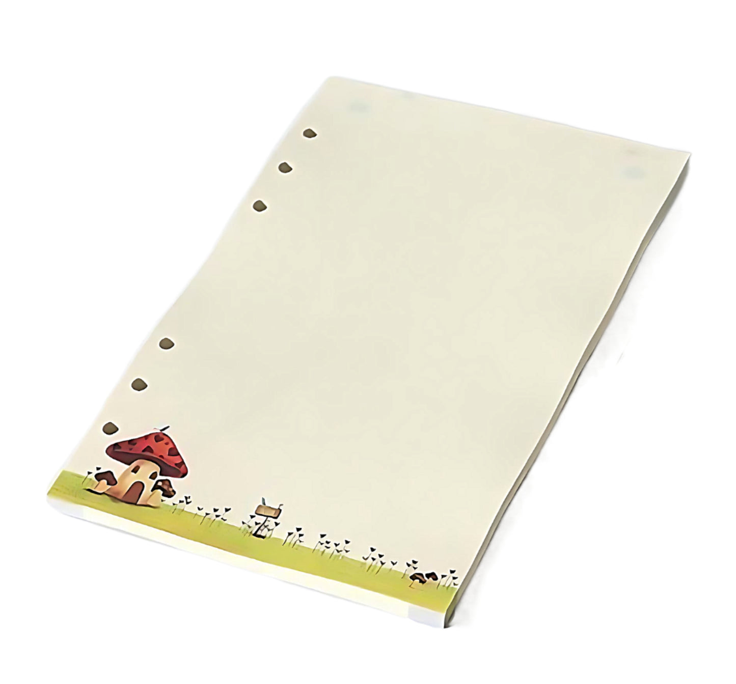 a pack of blank refill paper