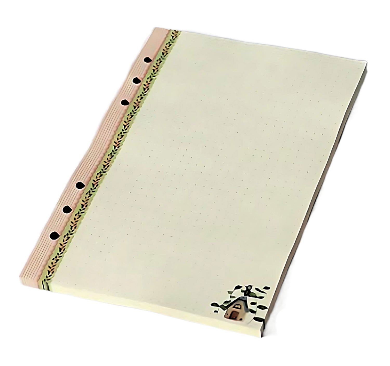 a pack of dotted refill paper
