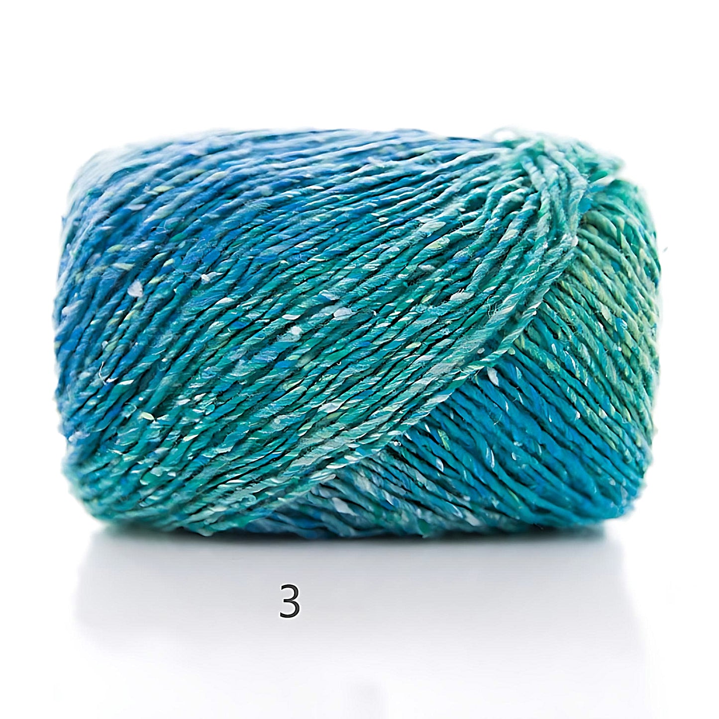a blue gradient color polyester yarn