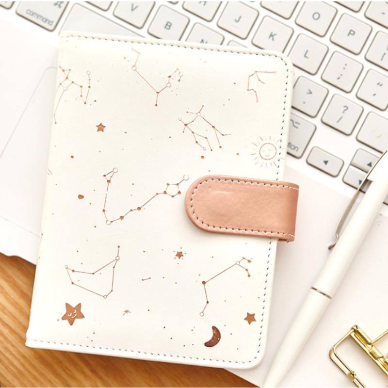 Calendars, Organizers & Planners - Hardcover Planner - Rose Gold Constellations - White