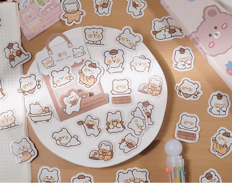 Decorative Stickers - Kawaii Stickers - Cute Animals -