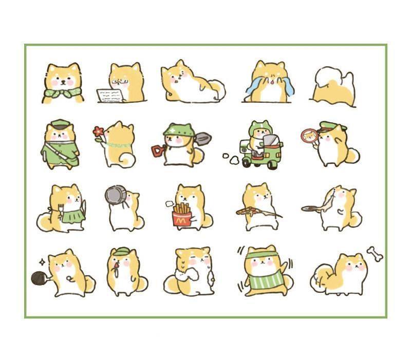 Decorative Stickers - Kawaii Stickers - Cute Animals - Small Cat